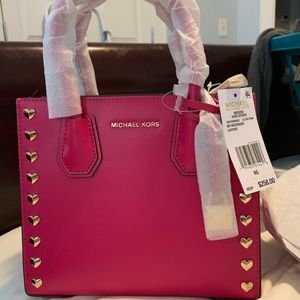 NWT Michael Kors bag. Fun bright pink!